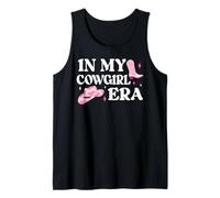 In My Cowgirl Era Cowboy Boot Pink Cowgirl Hat Lets Go Girls Camiseta sin Mangas