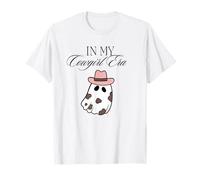 In My Cowgirl Era Rodeo Sombrero Vaquero Rosa Fantasma Halloween Camiseta