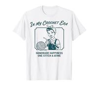 In My Crochet Era Felicidad Hecha a Mano una Puntada a la Vez Camiseta