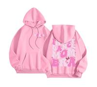 In My Dance Mom Era - Sudaderas con capucha de cuello redondo para mujer Y2K con capucha, trajes vintage con capucha, lindos gráficos, modernos, casuales, de manga larga, ajuste holgado, con diseños