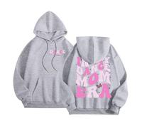 In My Dance Mom Era - Sudaderas con capucha de cuello redondo para mujer Y2K con capucha, trajes vintage con capucha, lindos gráficos, modernos, casuales, de manga larga, ajuste holgado, con diseños