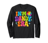 In My Dandy Era Funny Retro Groovy Vibes Men Women Manga Larga