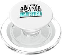 In My Defense: I Was Left Unsupervised Sarcastic PopSockets PopGrip para MagSafe