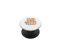 In My Dog Groomer Era Puppy Stylist Peluquería Salón Groovy PopSockets PopGrip Adhesivo