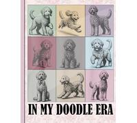 In My Doodle Era Composition Notebook: Cute Goldendoodle Retro Pastel Pop Art Lined Journal. Trendy Back to School Writing Book for Kids, Girls, Teens and Dog Moms