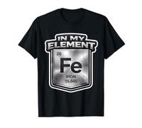In My Element Funny Blacksmith Iron Worker Tabla periódica Camiseta