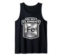 In My Element Funny Blacksmith Iron Worker Tabla periódica Camiseta sin Mangas