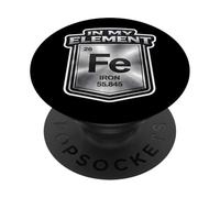In My Element Funny Blacksmith Iron Worker Tabla periódica PopSockets PopGrip Adhesivo