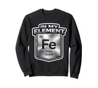 In My Element Funny Blacksmith Iron Worker Tabla periódica Sudadera