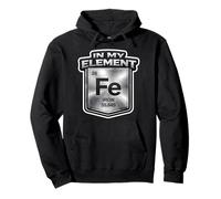 In My Element Funny Blacksmith Iron Worker Tabla periódica Sudadera con Capucha