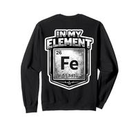 In My Element - Tabla periódica Divertida para Trabajador de Hierro Sudadera