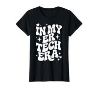 In My ER Tech Era, técnico de Sala de emergencias, atención hospitalaria Camiseta gráfica económica, Mujer, Negro, XL