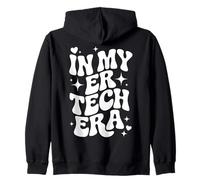 In My ER Tech Era, técnico de Sala de emergencias, atención hospitalaria Sudadera con Capucha