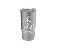 In My Fantasy Era Dragon Book Romantasy Dark Romance Bookish Vaso térmico de acero inoxidable de doble pared
