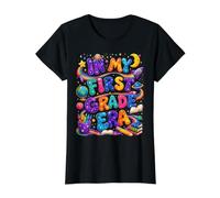 In My First Grade Era Girl Student Teacher Back To School Camiseta gráfica económica, Mujer, Negro, L