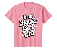 In My Flower Girl Era - Camiseta Rosa para Fiesta de Boda Camiseta