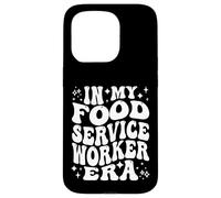 In My Food Service Worker Era Cafeteria Kitchen Staff Carcasa para iPhone 15 Pro