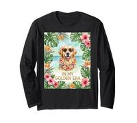 In My Golden Retriever Era 70s Vintage Dog Travel Hombres Mujeres Manga Larga