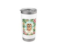 In My Golden Retriever Era 70s Vintage Dog Travel Hombres Mujeres Vaso térmico de acero inoxidable de doble pared