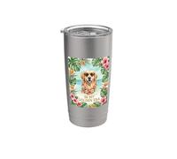 In My Golden Retriever Era 70s Vintage Dog Travel Hombres Mujeres Vaso térmico de acero inoxidable de doble pared