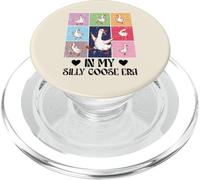 In My Goose Silly Era Retro Meme Honk Animal Mujeres Hombres Niños PopSockets PopGrip para MagSafe