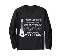 In My Head I'm Playing My Guitar - Guitarra Manga Larga