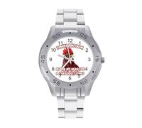 In My Head I've Pecked You 3 Times - Reloj de pulsera de acero inoxidable para hombre, relojes personalizados para mujer