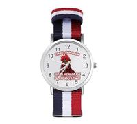 In My Head I've Pecked You 3 Times - Reloj de pulsera de cuarzo personalizado con números arábigos con correa ajustable para hombres y mujeres