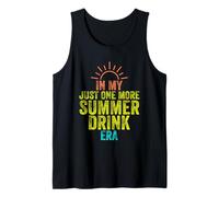 In My Just One More Summer Drink Era Vacaciones Playa Viajes Camiseta sin Mangas
