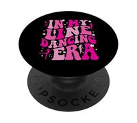 In My Line Dancing Era Country Line Bailarín Música Divertido PopSockets PopGrip Adhesivo