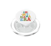 In My Mama Era Letras Retro Onduladas Maternidad PopSockets PopGrip para MagSafe