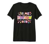 In My Memaw Era Funny Magazine Cut Paper Style Día de la Madre Camiseta Premium
