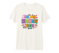 In My Memaw Era Funny Magazine Cut Paper Style Día de la Madre Camiseta Premium