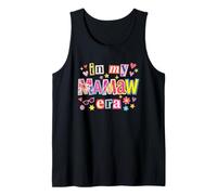 In My Memaw Era Funny Magazine Cut Paper Style Día de la Madre Camiseta sin Mangas