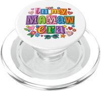 In My Memaw Era Funny Magazine Cut Paper Style Día de la Madre PopSockets PopGrip para MagSafe