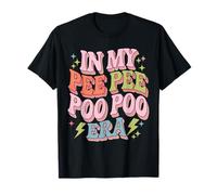 In My Pee Pee Poo Poo Era Funny Groovy - Juego de Broma para niños pequeños Camiseta