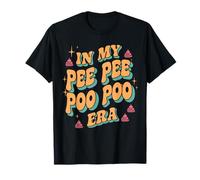 In My Pee Pee Poo Poo Era Funny Groovy - Juego de broma para niños pequeños Camiseta