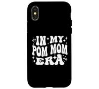In My Pom Mom Era Cheer Team Mama Spirit Life Carcasa para iPhone X/XS