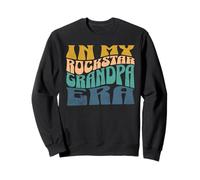 In My Rockstar Grandpa Era Divertido Retro Sudadera