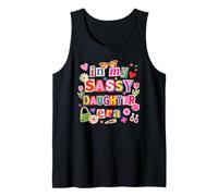 In My Sassy Daughter Era - Estilo de Letra de Corte de Revista Retro Camiseta sin Mangas
