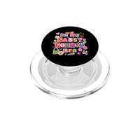 In My Sassy Godmom Era - Estilo de Letra de Corte de Revista Retro PopSockets PopGrip para MagSafe