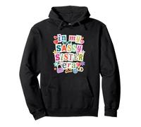In My Sassy Sister Era - Letras Cortadas Retro 90s Vibes Sudadera con Capucha