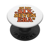 In My Six Seven Era - Funny Retro Groovy Italiano Brainrot PopSockets PopGrip Adhesivo