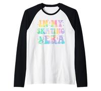In My Skating Era Skater Coach Figure Hockey Ice Skate Camiseta Manga Raglan