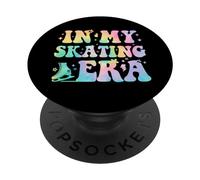 In My Skating Era Skater Coach Figure Hockey Ice Skate PopSockets PopGrip Adhesivo
