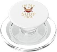 In My Soup Era Retro Funny Foodie Design PopSockets PopGrip para MagSafe