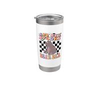 In My Spooky Bear Era Groovy Halloween Animals Costume Vaso térmico de acero inoxidable de doble pared