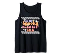 In My Spooky Chef Era Retro Groovy Funny Halloween Camiseta sin Mangas