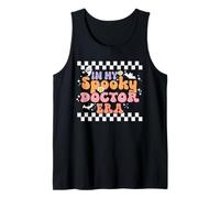 In My Spooky Doctor Era Retro Groovy Halloween Costume Camiseta sin Mangas