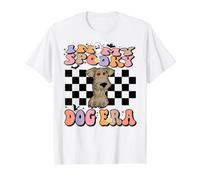 In My Spooky Dog Era Groovy Halloween Dogs Costume Camiseta gráfica económica, Hombre, Blanco, M